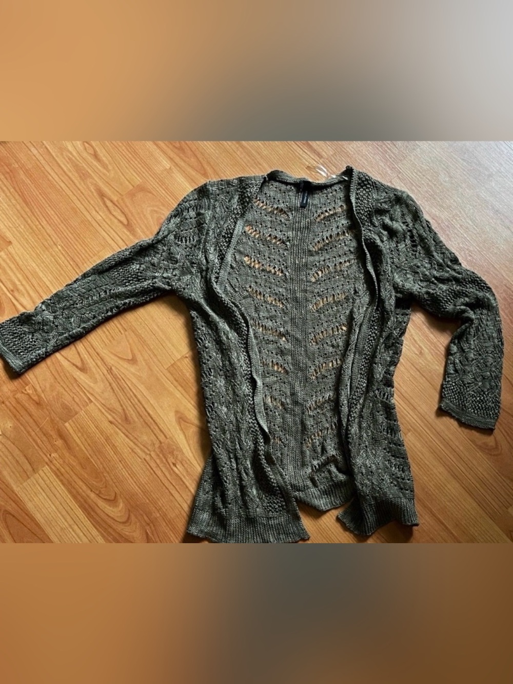 Maurices Open-Front Knit Cardigan Sweater Size Medium